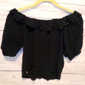 Billabong Black Gypsy Blouse Small